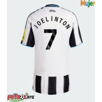 Camiseta Newcastle United Joelinton #7 Primera Equipación para mujer 2025-26 manga corta